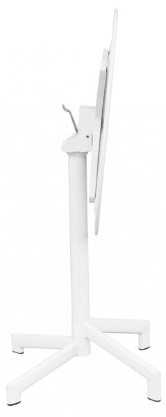 Tavolo Vega Ø60x74 h cm in Acciaio Bianco