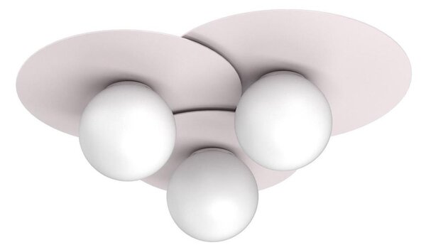 Plafoniera FLAT 3xE27/15W/230V 55x60 cm crema