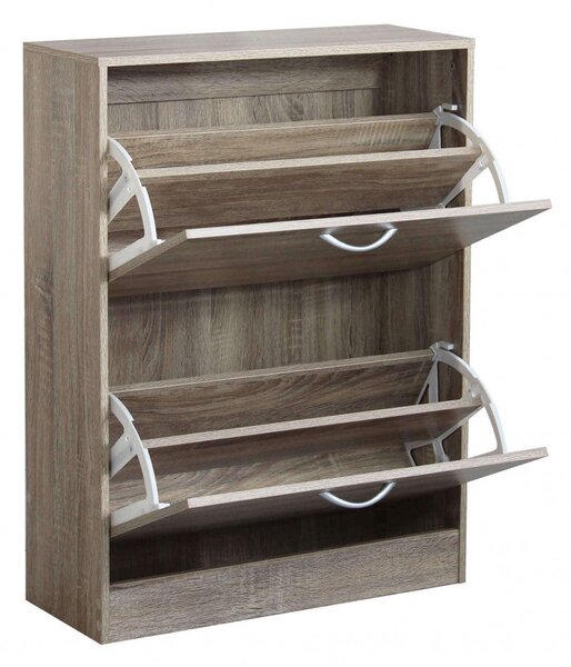 Scarpiera Sally 60x24x80 h cm in Legno Naturale
