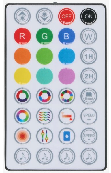 Grundig - Lampada da terra dimmerabile LED RGB 2 in 1 LED/230V + telecomando