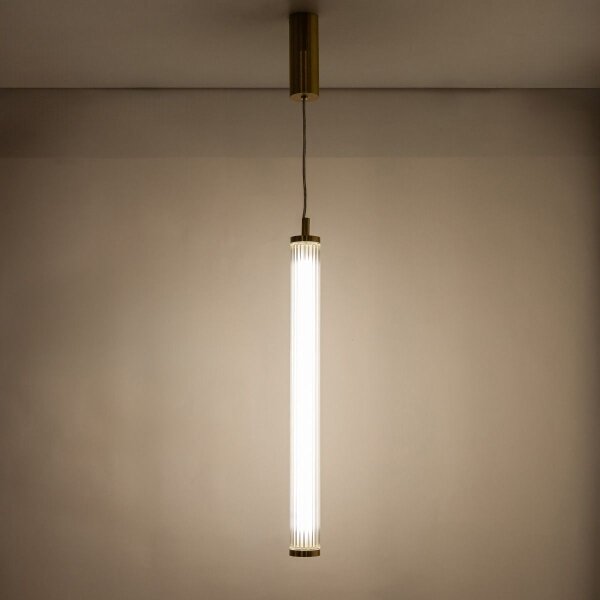 Zuma Line 1233 - lampada LED dimmerabile a sospensione su cavo COMO LED/26W/230V 2700-6500K dorato + telecomando