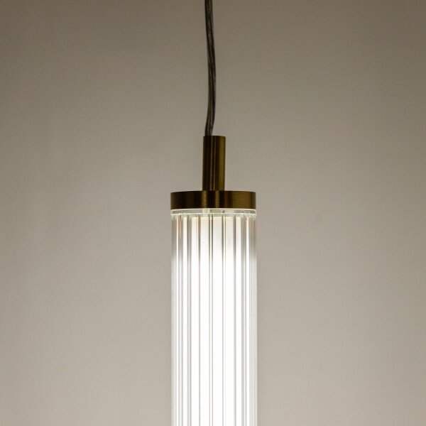 Zuma Line 1233 - lampada LED dimmerabile a sospensione su cavo COMO LED/26W/230V 2700-6500K dorato + telecomando