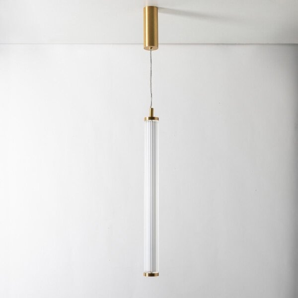 Zuma Line 1233 - lampada LED dimmerabile a sospensione su cavo COMO LED/26W/230V 2700-6500K dorato + telecomando