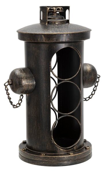Porta Bottiglie Industry 35x25x50 cm in Ferro
