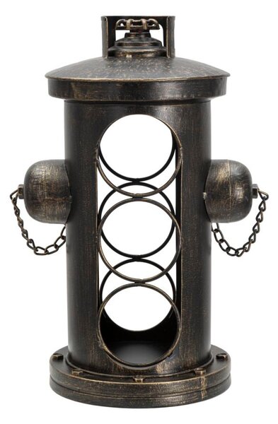 Porta Bottiglie Industry 35x25x50 cm in Ferro