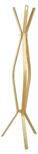 Appendiabiti a Stelo in Legno 3 Braccia 60x60H178cm Naturale