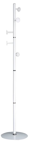 Appendiabiti da Terra Ø32x172 cm in Acciaio Motti Erie Bianco