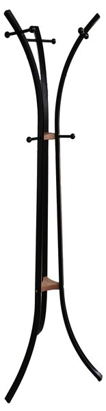 Appendiabiti da Terra 60x53x176 cm in Acciaio Motti Amon Nero