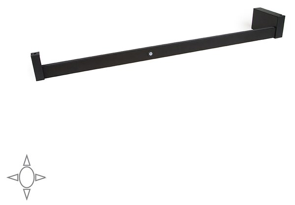 Barra Appendiabili per Armadio a Batteria 55,8-70,8 cm con LED Bianco Naturale e Sensore di Movimento Emuca Moka