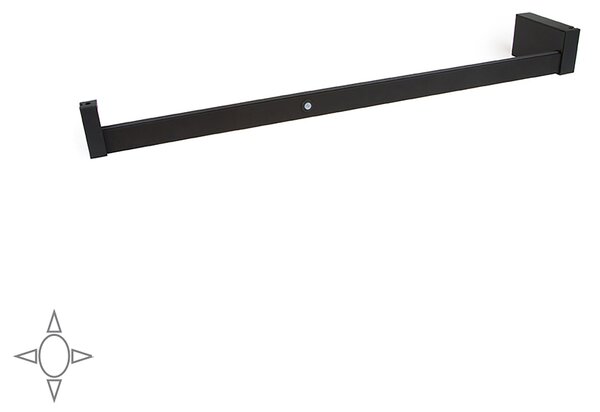 Barra Appendiabili per Armadio a Batteria 40,8-55,8 cm con LED Bianco Naturale e Sensore di Movimento Emuca Moka
