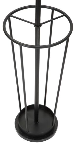 Appendi Abiti-Porta Ombrelli Glam Nero CmØ26x176 cm in Ferro Nero e Oro