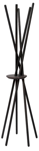 Appendiabiti da Terra 172x53x48 cm in Legno Grigio Scuro