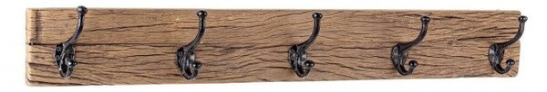 Appendiabiti da Parete 5 ganci Rafter in Legno Riciclato