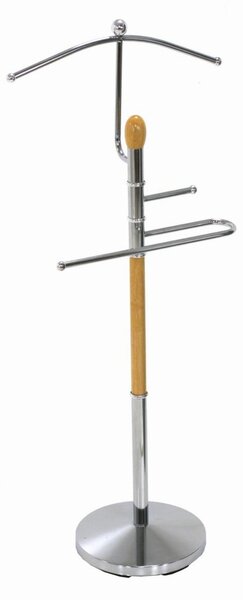 Indossatore Servomuto in Acciaio con Stelo 28x48H108cm Cromato