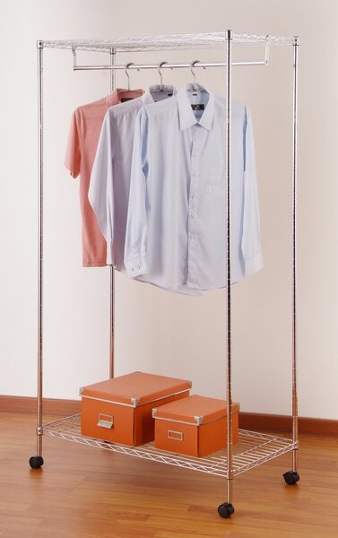 Stender Appendiabiti 91x46x165 cm in Acciaio Cromato