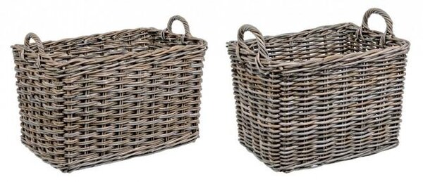 Set 2 Ceste 2 Maniglie Narra S in Fibre Naturali