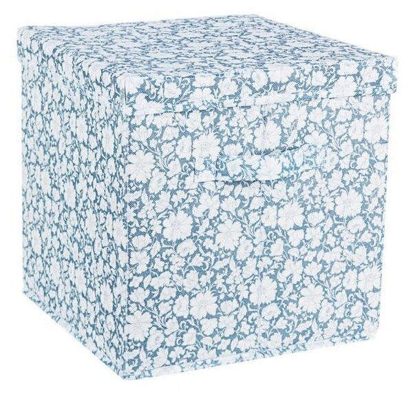Scatola Pieghevole Flowery con Coperchio 30x30x30 cm in Cartone