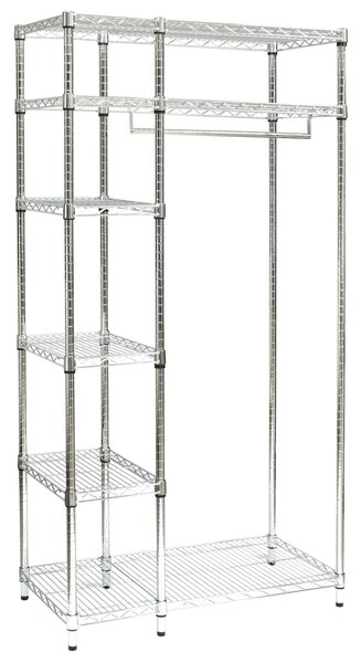 Stender Appendiabiti in Acciaio Cromato 90X45X180Cm Tosini D1634518CR