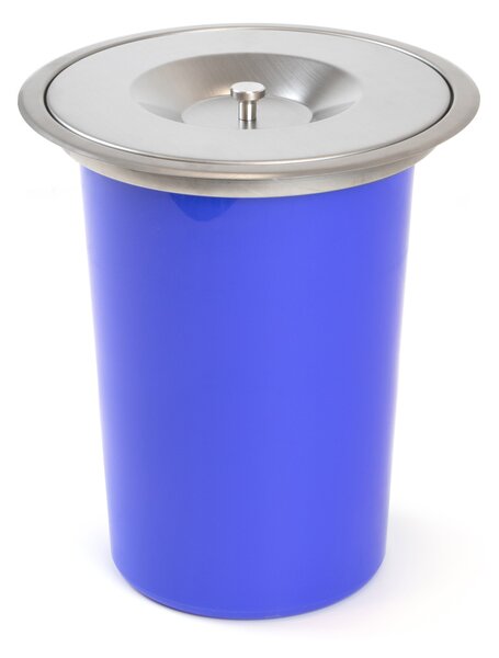 Pattumiera da Incasso Recycle per Piano Cucina Litri Acciaio Inossidabile Emuca