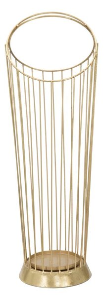 Porta Ombrelli Glam Stick 26,5x23x68,5 cm in Ferro Oro