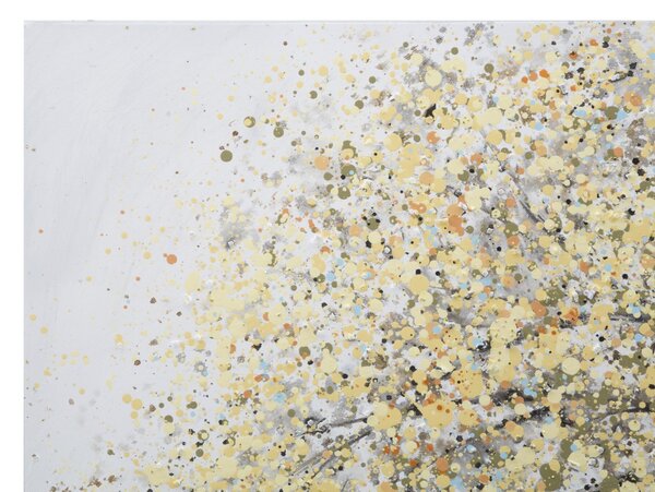 Dipinto su Tela Tree Simple 120x3,8x80 cm in Legno di Pino e Canvas Multicolor