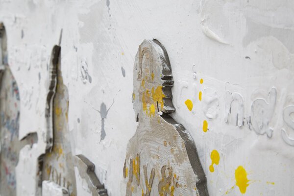 Dipinto su Tela Rock 120x3x60 cm in Legno e Canvas