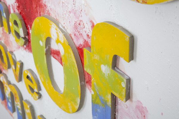 Dipinto su Tela Music 100x3,5x100 cm in Legno e Canvas