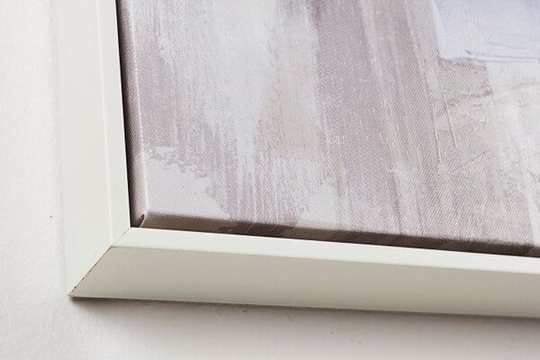 Dipinto Olio con Cornice Crown P2379-1 82.5x82.5 cm in Stampa su Tela
