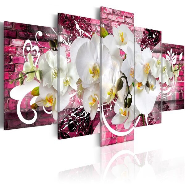 Quadro - Variazioni Sulle Orchidee 200X100Cm Erroi