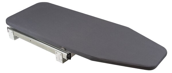 Asse da Stiro Pieghevole a Scomparsa per Cassetto Estraibile 81 cm Emuca Grigio