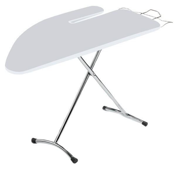 Asse da Stiro Completo Festival 125x48 cm con Piano Stiramaniche Regolabile in Altezza