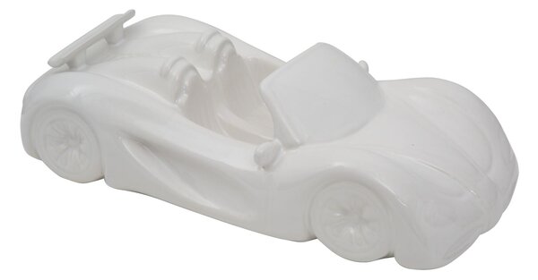 Macchina Spider 31,5x14,5x9 cm in Ceramica Bianco