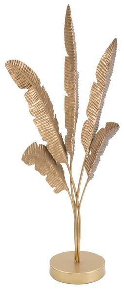 Scultura Five Leaf 34x12,5x60 cm in Ferro Oro