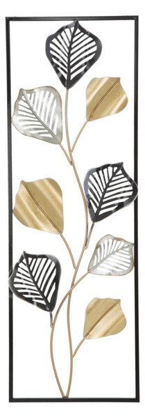 Pannello Tex 30,5x2,5x88,5 cm in Ferro Oro e Argento e Nero