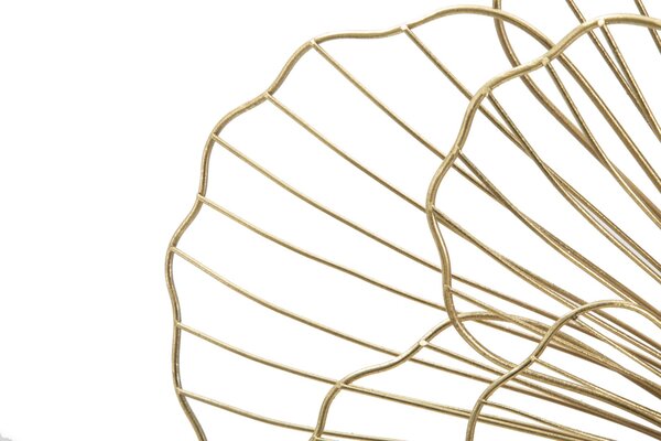 Pannello Flower Stick 58,5x7,5x55 cm in Ferro Oro