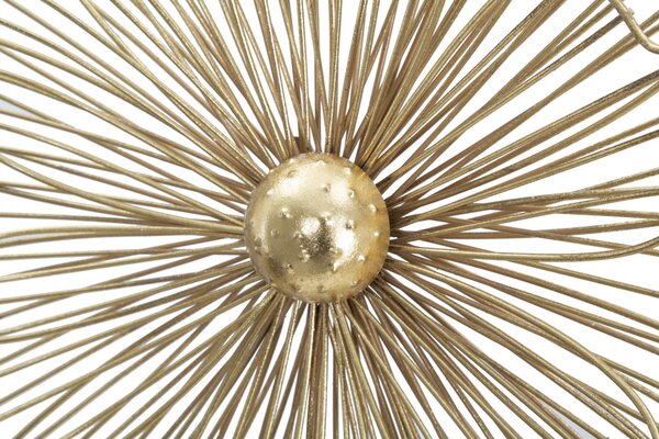 Pannello Flowery Stick 60x8x54 cm in Ferro Oro