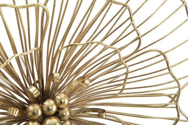 Pannello Flower Stick 45x7,5x42 cm in Ferro Oro