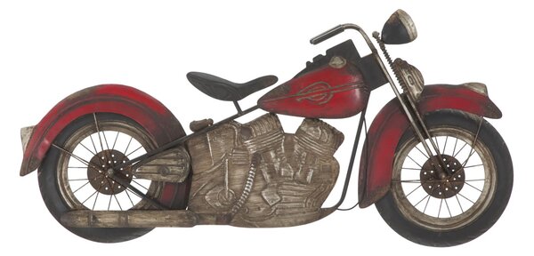 Pannello Moto Red 98,5x5,5x47,5 cm in Ferro