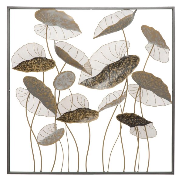 Pannello Lotus Square 100x8x100 cm in Ferro