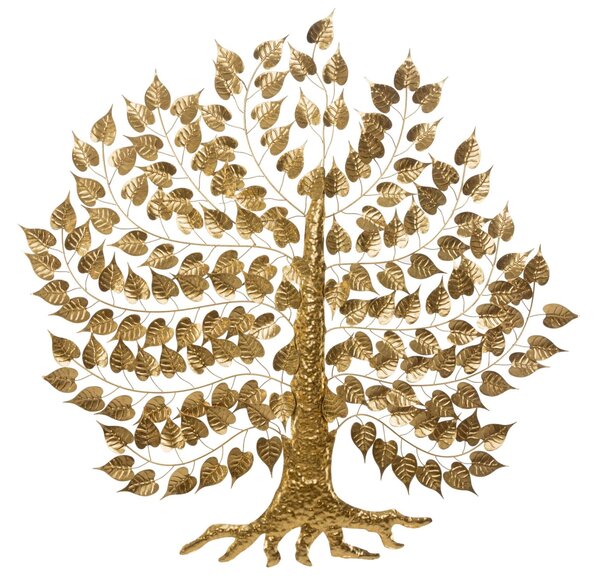 Pannello Super Leaf 109,5x2x110 cm in Ferro Oro