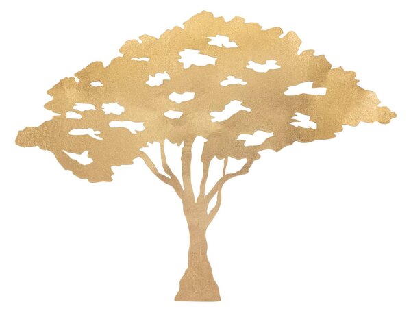 Pannello Leaf Tree Plan 82x1,5x63 cm in Ferro Oro