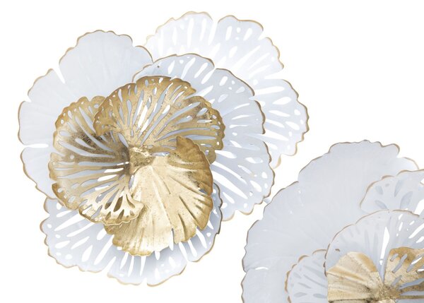 Pannello Bianco 120x10x59 cm in Ferro Multicolor