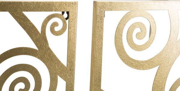 Pannello Albero della Vita Oro Set 3Pz 165x2x110 cm in Ferro Oro