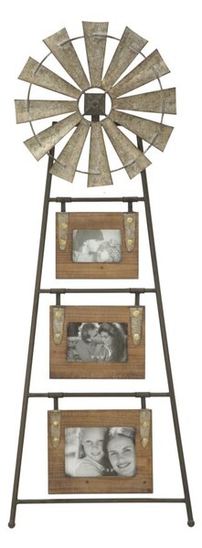 Cornice da Muro Mulino 43x3x117.5 cm in Ferro e MDF