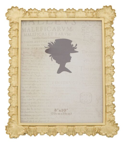 Cornice Loff Glam 26,8x2,3x31,5 cm in Resina Oro