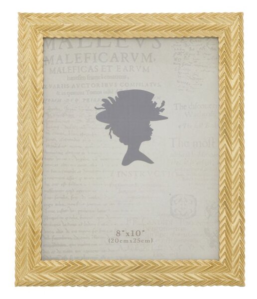 Cornice Stick Glam 25,3x1,8x30,5 cm in Resina Oro