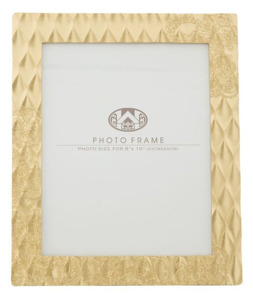 Cornice Glam Carving 26x1,7x31,3 cm in Resina Oro
