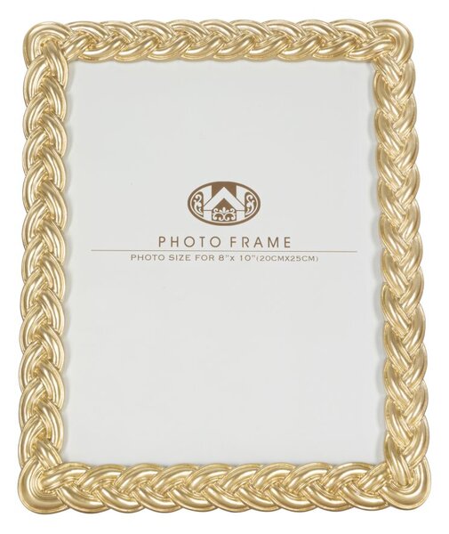 Cornice Ropy Oro 25x2x30 cm in Poliresina e Vetro Oro