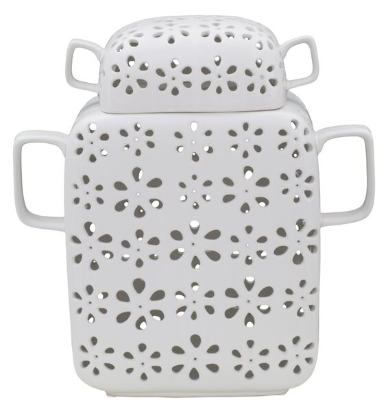 Vaso Flowery 31,5x13x34 cm Porcellana