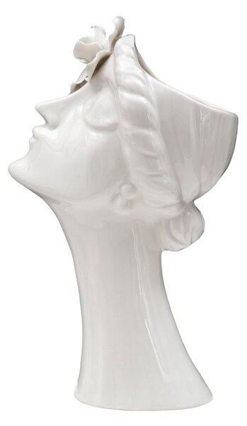 Vaso Woman Purity 19x13,6x32,8 cm Porcellana Bianco